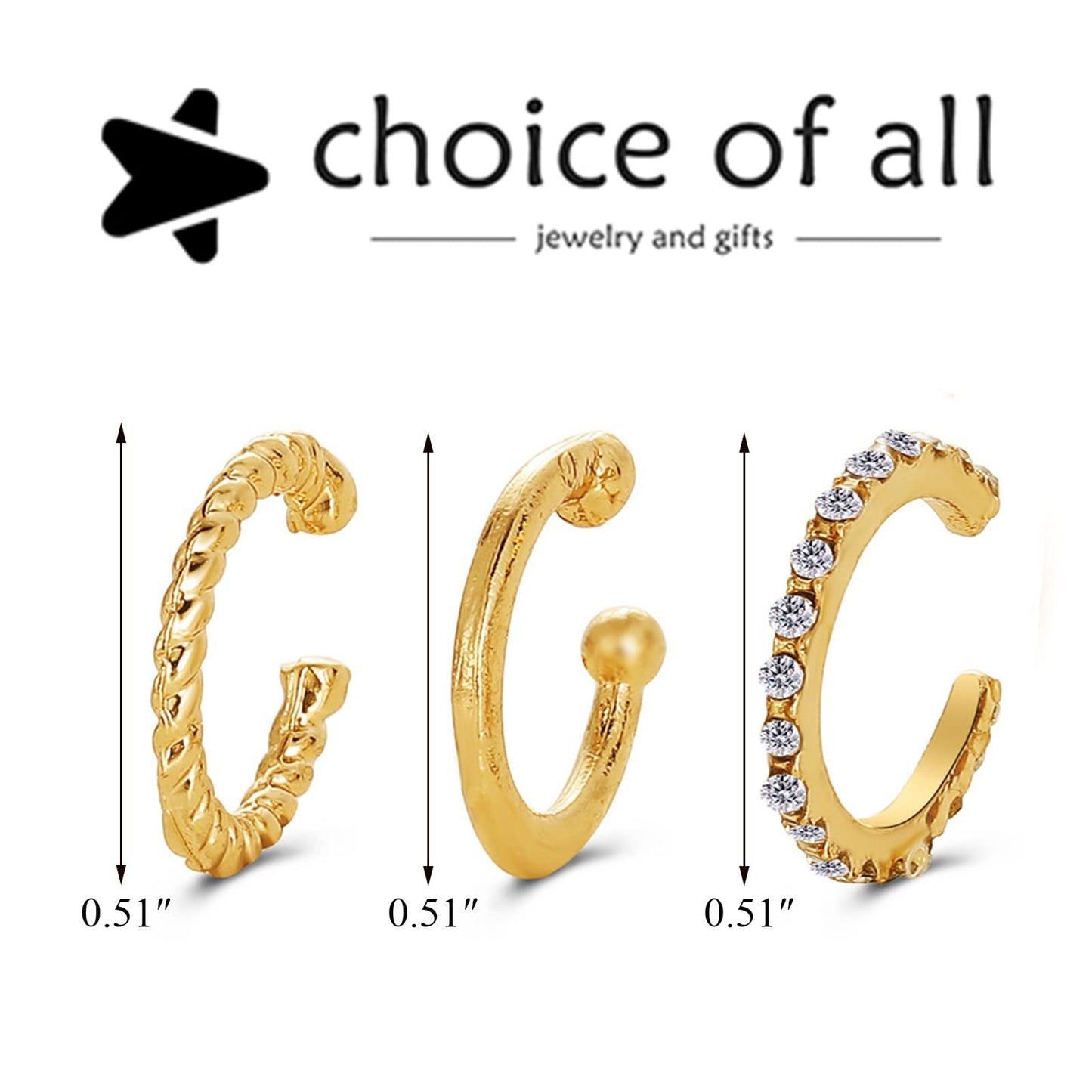 Ear Cuff Crawler Earrings for Women Helix Hook Earrings Wrap Snowflake Rhinestone Lightning Bolt Piercing Jewelry Trendy